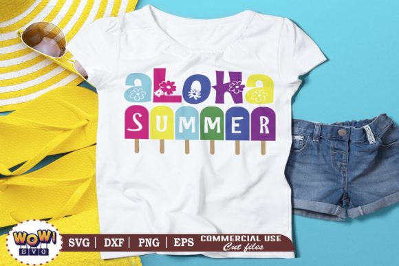 Aloha Summer Beach Graphics for Bloggers and Illustrations