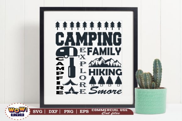Camping Sign Board: Essential Graphics for Outdoor Illustrations