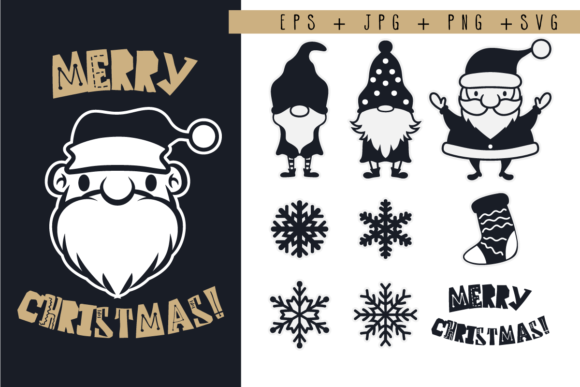 Christmas Ornament and Character Designs Graphics and Illustrations