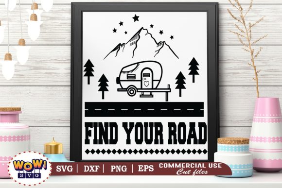 Find Your Road Graphics and Illustrations for Modern Publishing