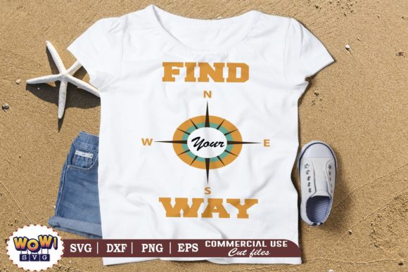 Find Your Way Graphics and Illustrations for Summer Branding