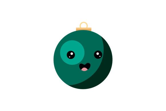 Good Dark Green Christmas Light Kawaii