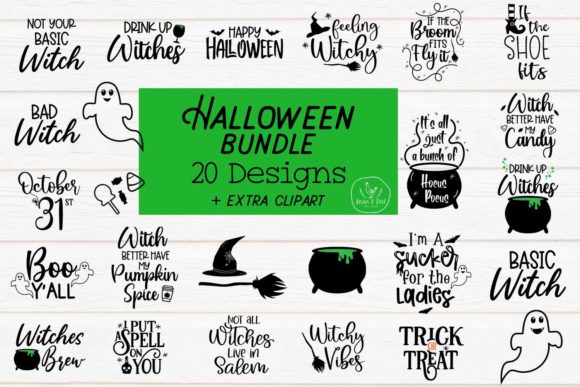 Halloween Bundle 2020 Graphics for Crafts