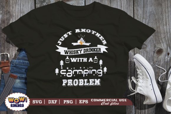 Just Another Whisky Drinker with Camping Graphics & Illustrations Review