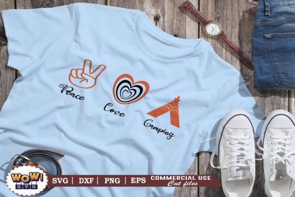 Peace Love Camping Graphics and Illustrations Review
