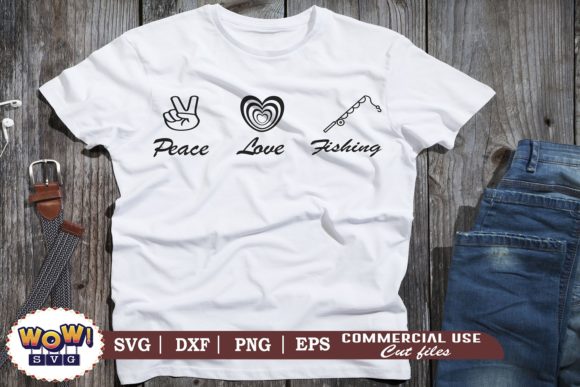 Peace Love Fishing Embroidery Review