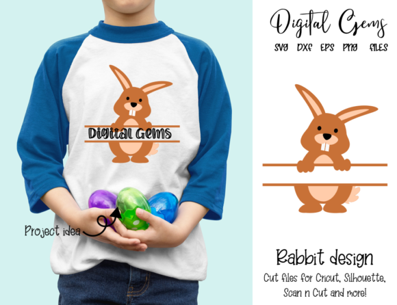 Rabbit Design Graphics for Crafts and Creators