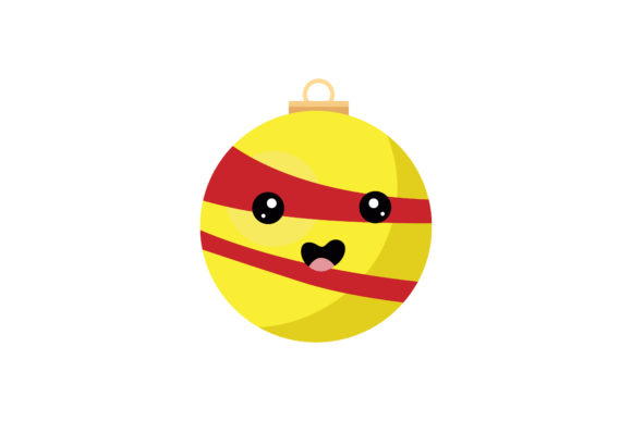 Red and Yellow Christmas Light Kawaii Graphics and Illustrations Review