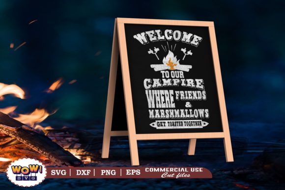 Welcome to Our Campfire Graphics and Illustrations